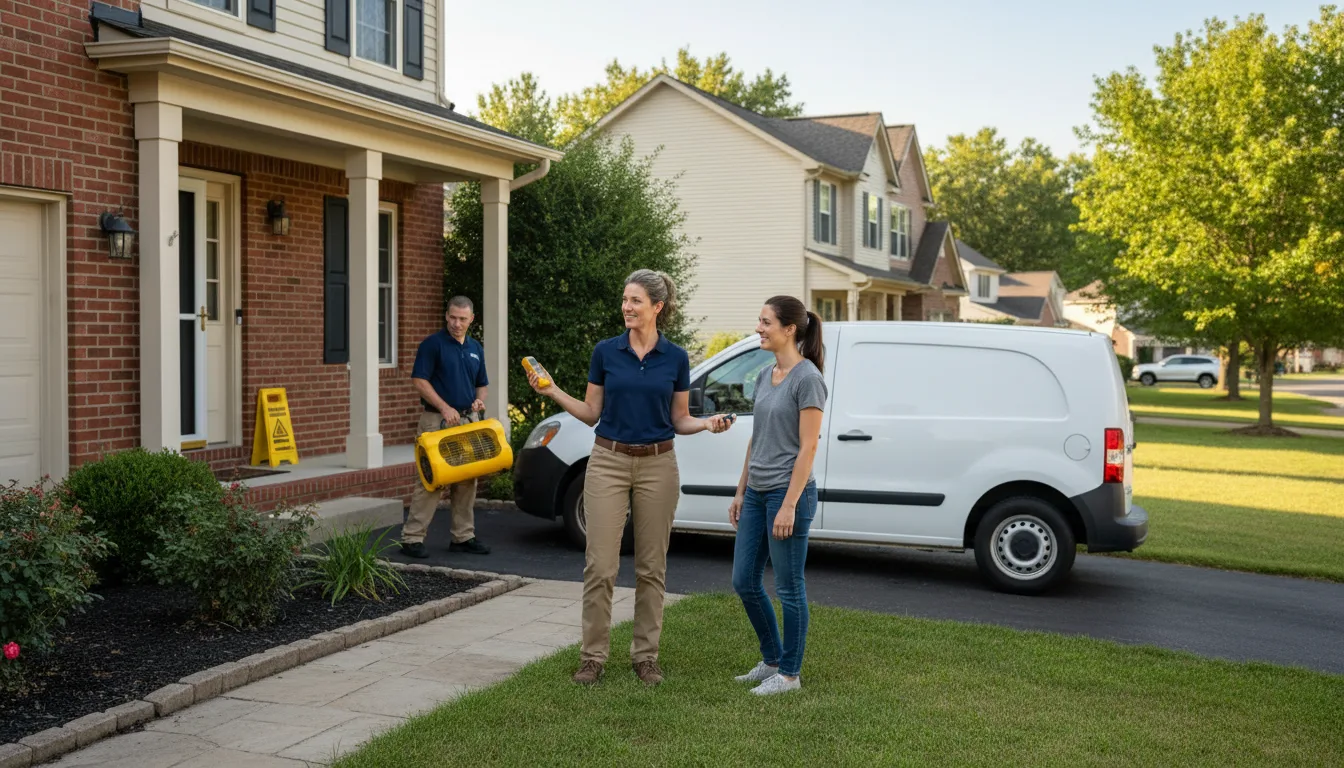 Water restoration image for Home Water Damage Repair in Amity, OR